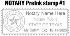 NOTARY RECTANGLE/TX
